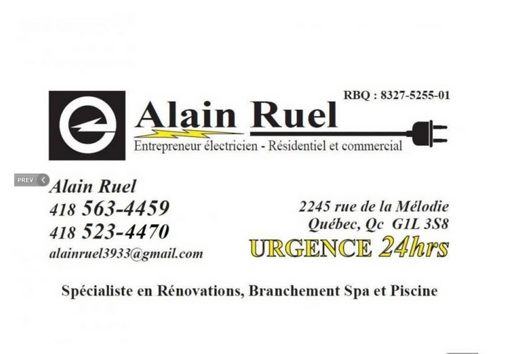 Alain Ruel Electrien
